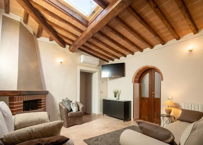 别墅 Casale Poggio Al Vento By Vacavilla 西纳伦加